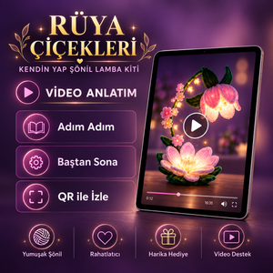 Işıklı Lotus Çiçek Yapım Kiti