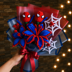 Şönil Çiçek Yapım Kiti (Spiderman)