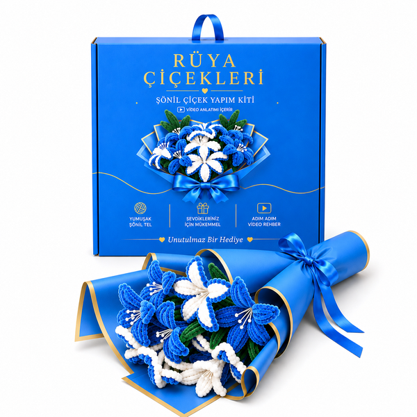 Şönil Çiçek Yapım Kiti