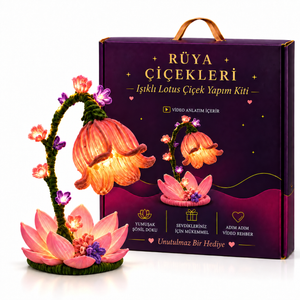 Işıklı Lotus Çiçek Yapım Kiti