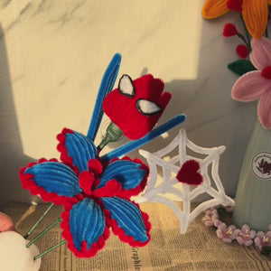 Şönil Çiçek Yapım Kiti (Spiderman)